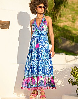Joe Browns Arabella Sequin and Embroidered Maxi Dress Petite