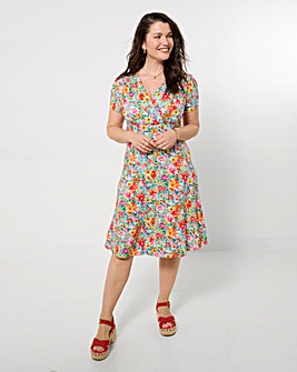 Joe Browns Joyful Floral Jersey Dress
