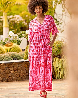 Joe Browns Perfect Palms Maxi Dress Petite