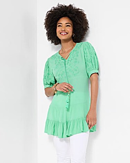 Joe Browns Green With Envy Tunic Dress