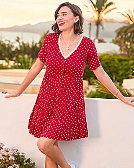 Joe Browns Summer Sunshine Spotty Tunic Dress