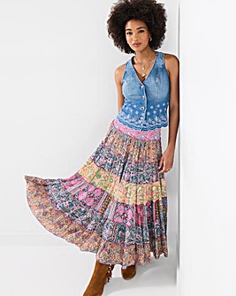 Joe Browns Boho Dreams Tiered Maxi Skirt