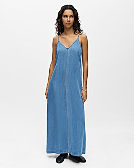 OBJECT Blue Denim Dress