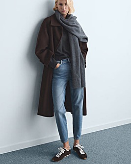 Mango Comfort High-Rise Crop Mom Jean