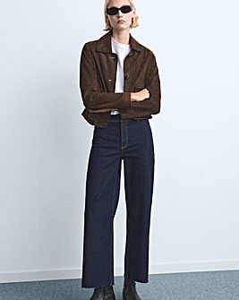 MANGO HIGH WAISTED CULOTTE JEAN