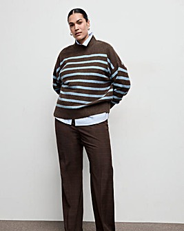 Mango Stripe Sweater