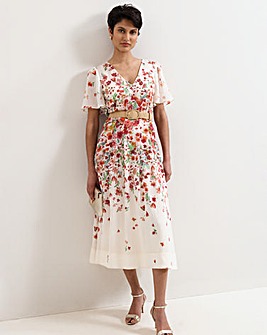 Phase Eight Lovette Floral Midi Dress