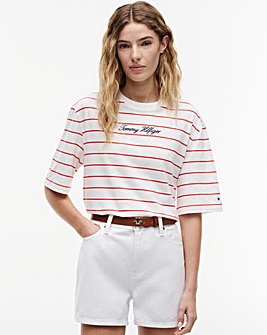 Tommy Hilfiger Classic Script Trapeze Tee
