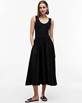Tommy Hilfiger Rib Mix Media Dress