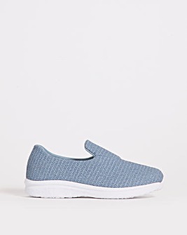 Cushion Walk Slip On Trainer E Fit