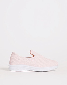 Cushion Walk Slip On Trainer E Fit