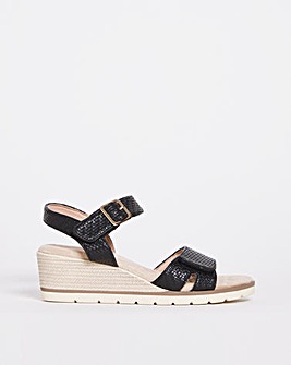 Cushion Walk Touch and Close Wedge Sandal EEE Fit