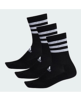 adidas 3 Stripe Crew Socks 3 Pack