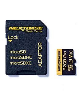 Nextbase Micro SD 32GB U3 Memory Card for Dash Cam