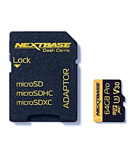 Nextbase Micro SD 64GB U3 Memory Card for Dash Cam