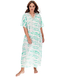 Embroidered Maxi Kaftan