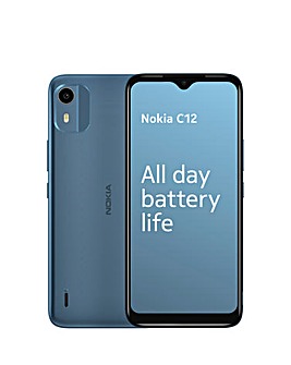 Nokia C12 2GB 64GB Dual Sim - Cyan