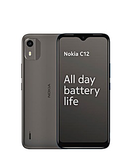 Nokia C12 2GB 64GB Dual Sim - Charcoal