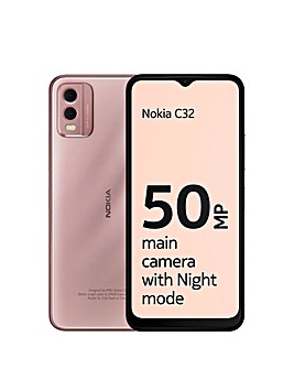 Nokia C32 4GB 64GB Dual Sim - Pink