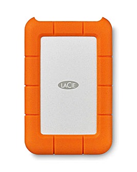 Seagate LaCie 2TB USB-C Rugged Portable Drive Secure