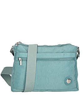 Enrico Benetti Suzie Single Handle Crinkle Nylon Shoulderbag