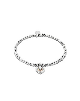 Clogau Cariad Sterling Silver Sparkle Affinity Bracelet with Topaz
