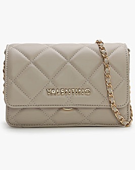 Valentino Bags Ocarina Quilted Beige Satchel Bag