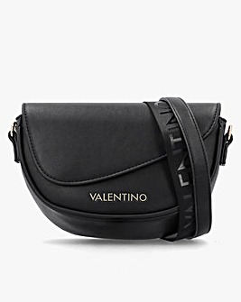 Valentino Bags Piper Asymmetric Flap Black Cross-Body Bag