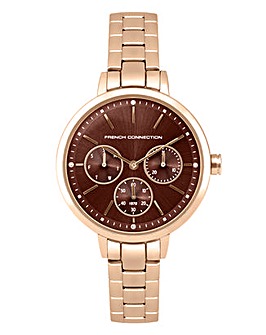 Ladies French Connection Round Dial Bracelet Watch