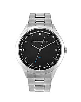 Mens French Connection Round Dial Bracelet Watch