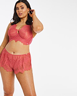 Figleaves Curve Adore Rouge Lace High Apex Full Cup Bra