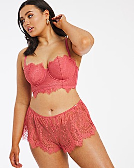 Figleaves Curve Adore Rouge Lace Padded Multiway Bra