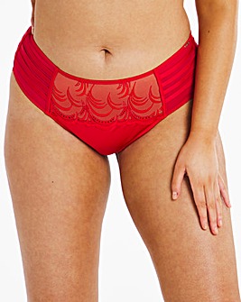 Details about   Figleaves Curve Wildfire Brazilian Brief Black Plus Size 26 Midi Knickers