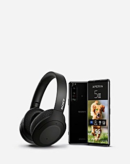 Xperia 5 III 5G 128GB Black & Free Sony WH-H910 KTS Headphones