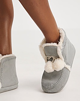 Ola Scandi Bootie Slippers Wide E Fit