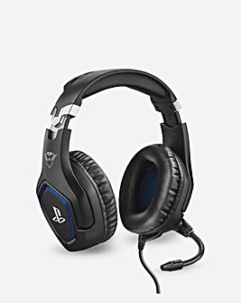 Trust GXT488 Official PS4/PS5 Wired Gaming Headset - Black