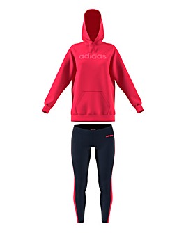 plus size pink adidas tracksuit