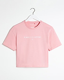 Pink Soda Fuller Crop Tshirt