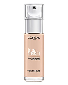 L'Oreal True Match Liquid Foundation With Hyaluronic Acid 1.C Rose Ivory