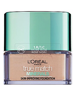 L'Oreal Paris True Match Minerals Powder Foundation 1R Ivory Rose
