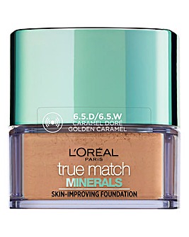 L'Oreal Paris True Match Minerals Powder Foundation 6.5W Golden Caramel