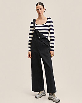 Ladies Black Straight Leg Trousers 