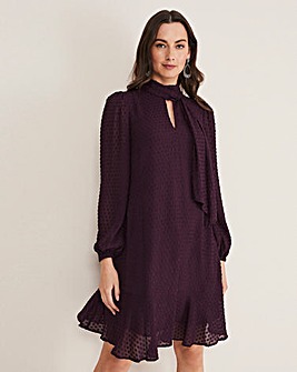 Phase Eight Everly Textured Swing Dress