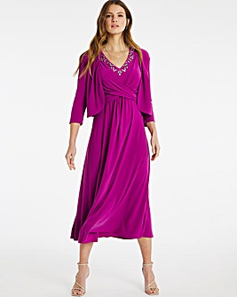 Nightingales Luxe Jersey Dress & Bolero