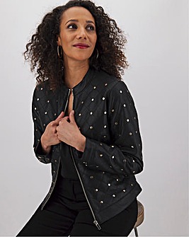 Joanna hope leather jacket Clearance