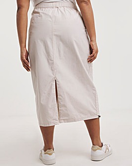 Stone Parachute Cargo Midi Skirt
