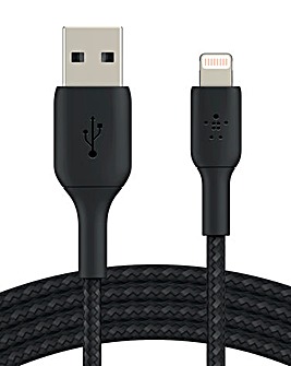 Belkin BOOST CHARGE iPhone Lightning Braided Charging Cable 1m