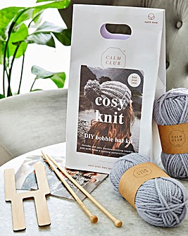 Calm Club Cosy Knit Bobble Hat Kit