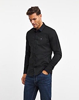 Calvin Klein Black Stretch Slim Shirt