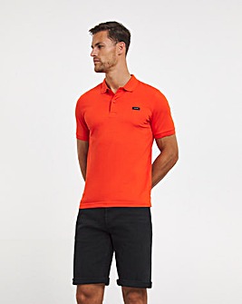 Calvin Klein Orange Stretch Slim Polo